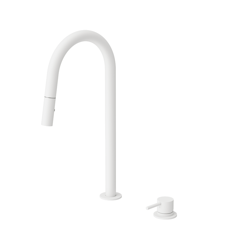 Mecca Hob Mounted Pull Out Sink Mixer