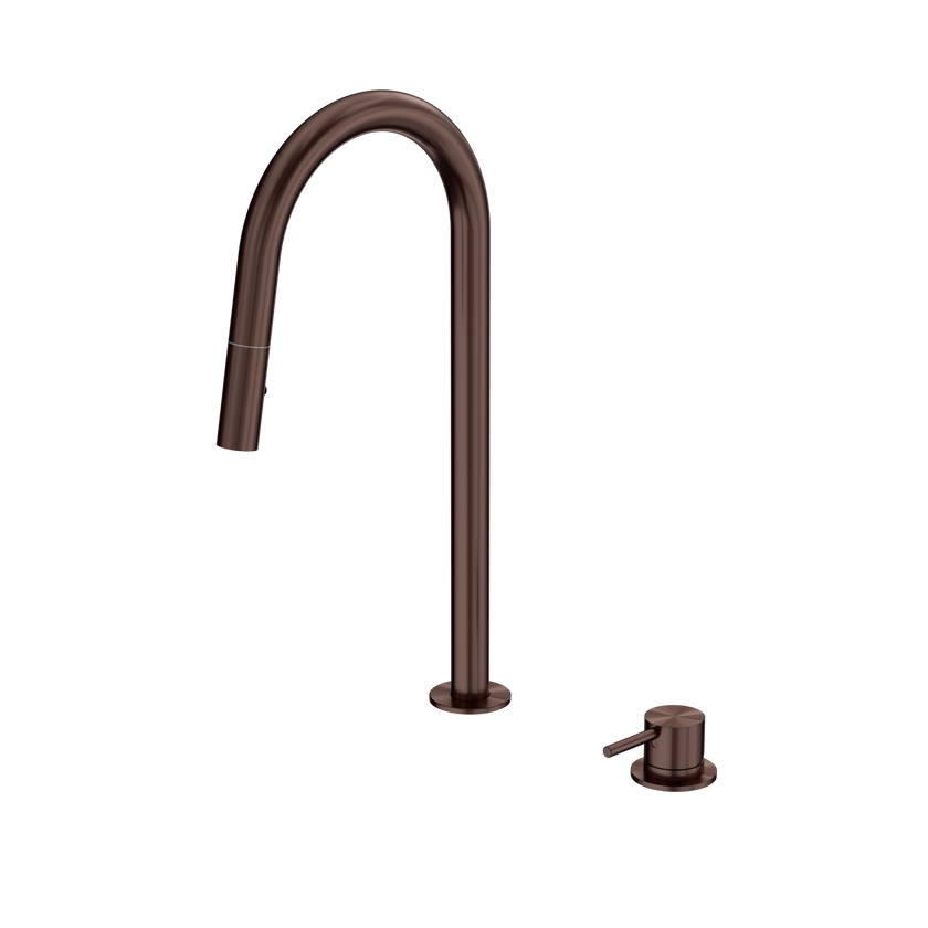 Mecca Hob Mounted Pull Out Sink Mixer