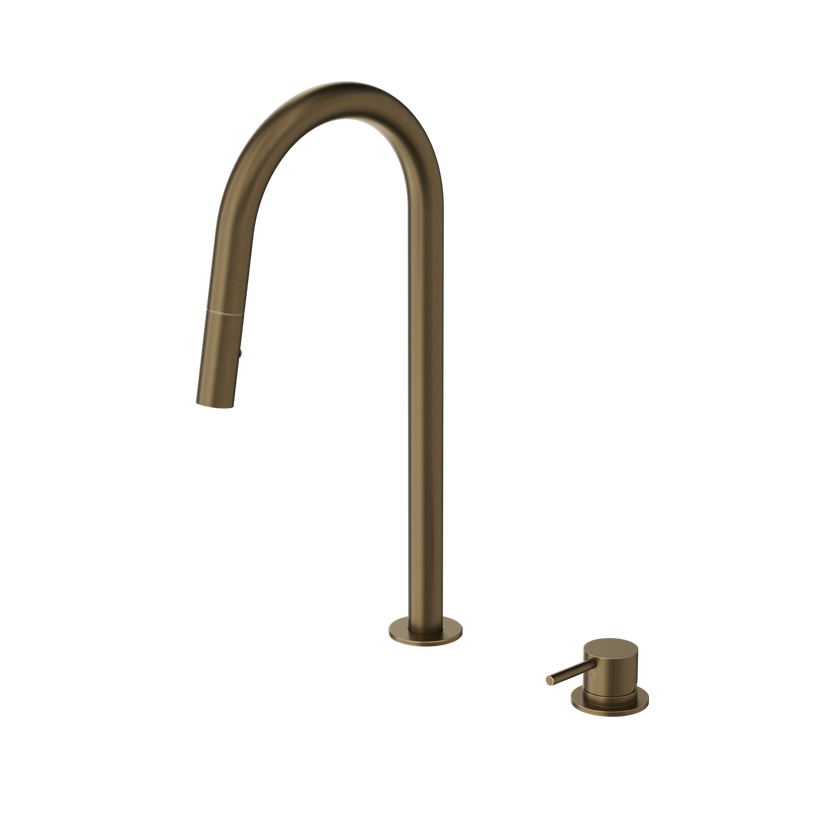Mecca Hob Mounted Pull Out Sink Mixer