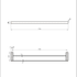 Nova Double Towel Rail