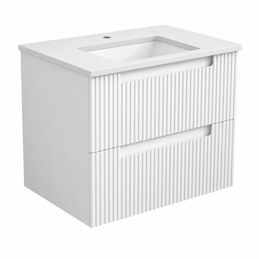 Neva Wall Hung Vanity Including Ceramic Top