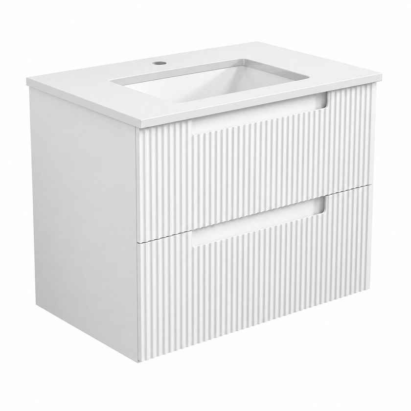 Neva Wall Hung Vanity Including Ceramic Top
