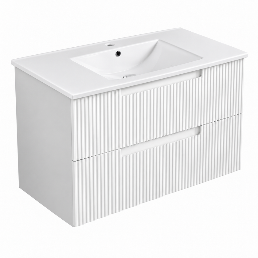 Neva Wall Hung Vanity Including Ceramic Top