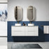 Neva Wall Hung Vanity Including Flat Stone Top