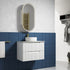 Neva Wall Hung Vanity Including Flat Stone Top
