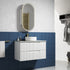 Neva Wall Hung Vanity Including Flat Stone Top