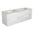 Neva Wall Hung Vanity Including Stone Top and Undermount Basin