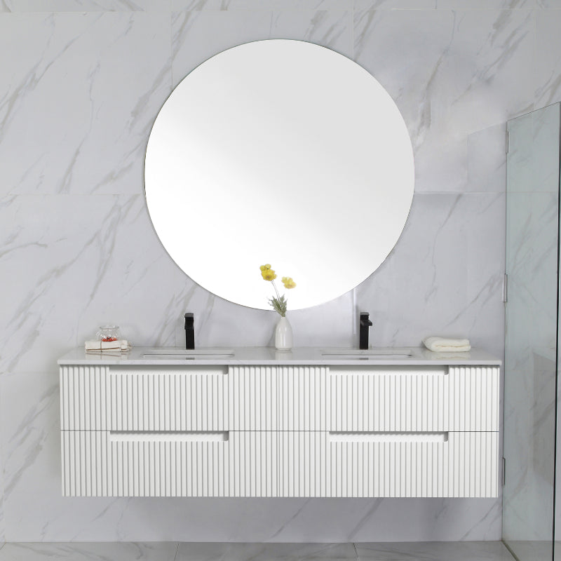 Neva Wall Hung Vanity Including Ceramic Top