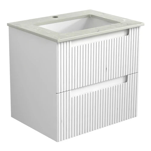Neva Wall Hung Vanity Including Stone Top and Undermount Basin