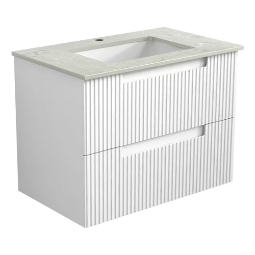 Neva Wall Hung Vanity Including Stone Top and Undermount Basin