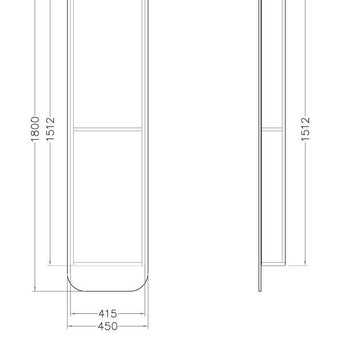 Tall Mirror Cabinet