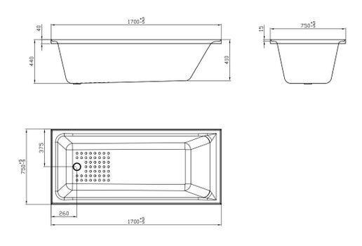 Pavillion Inset Bath
