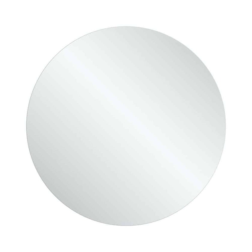 Frameless Round Mirror