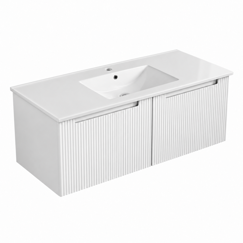 Perla Wall Hung Mark 2 Vanity Including Ceramic Top