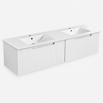 Perla Wall Hung Mark 2 Vanity Including Ceramic Top