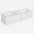 Perla Wall Hung Mark 2 Vanity Including Ceramic Top