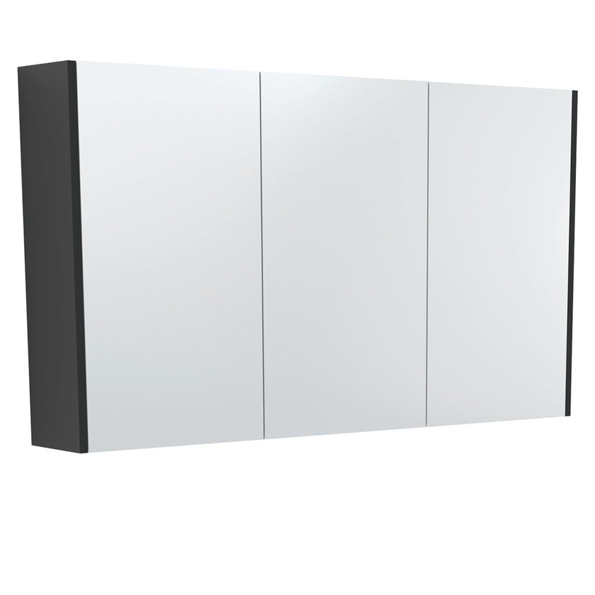 Mirror Cabinet With Satin Side Panels