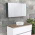 Mirror Cabinet With Satin Side Panels