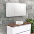Mirror Cabinet With Satin Side Panels