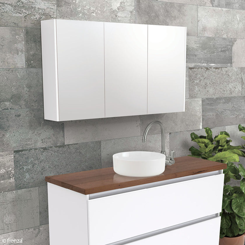 Mirror Cabinet With Satin Side Panels