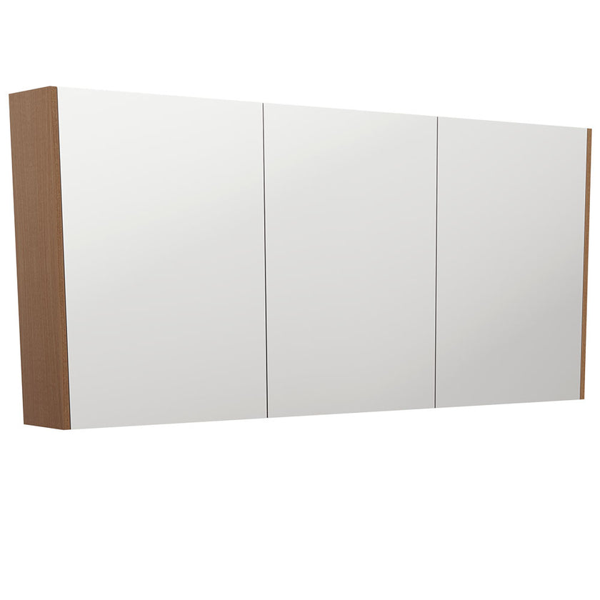 Mirror Cabinet With Walnut Side Panels