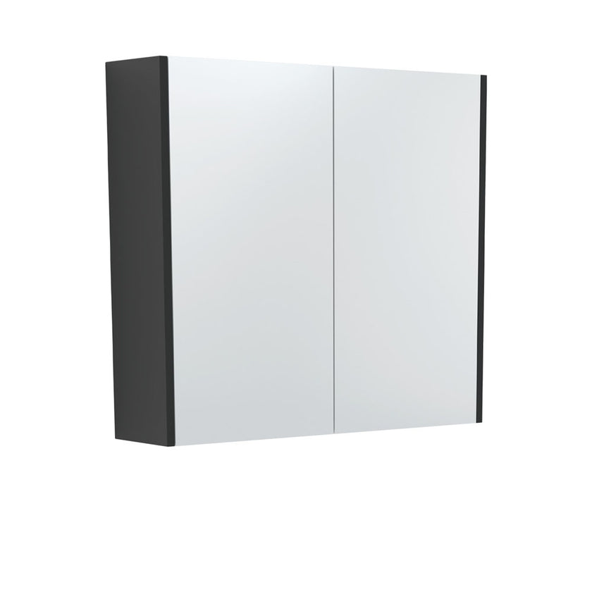 Mirror Cabinet With Satin Side Panels