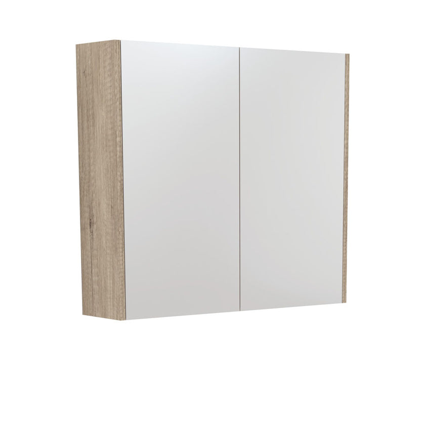 Mirror Cabinet With Scandi Oak Side Panels
