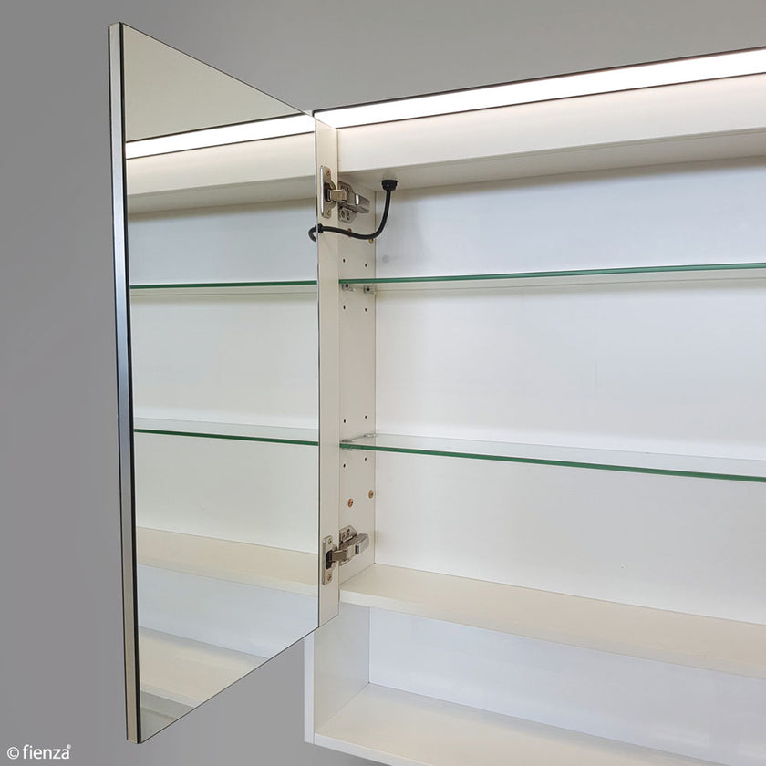 LED Mirror Cabinet With Display Shelf