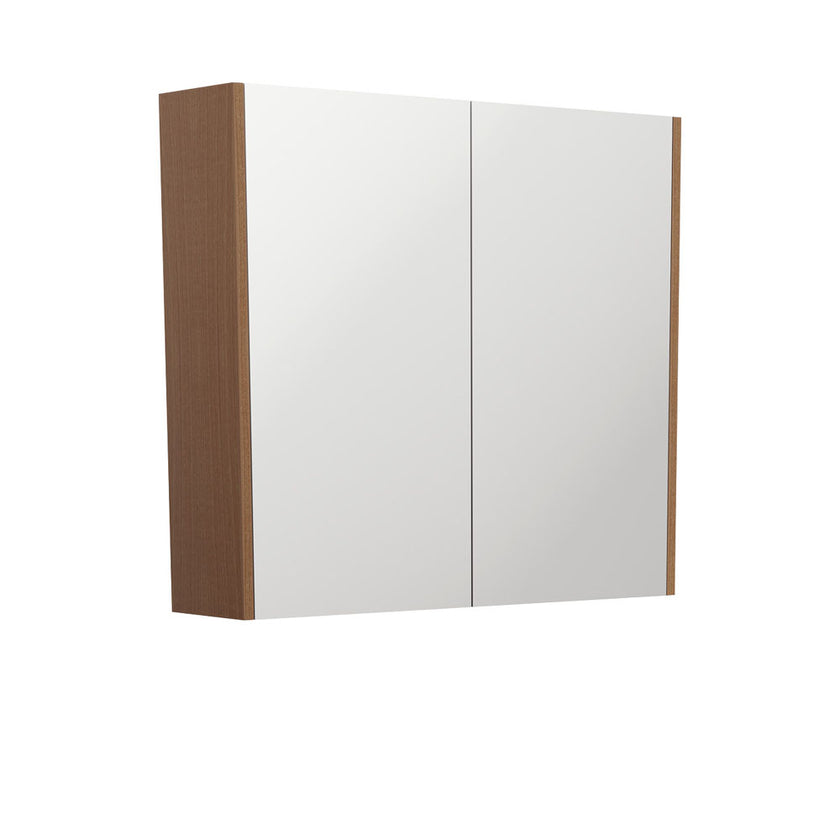 Mirror Cabinet With Walnut Side Panels
