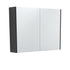 Mirror Cabinet With Satin Side Panels