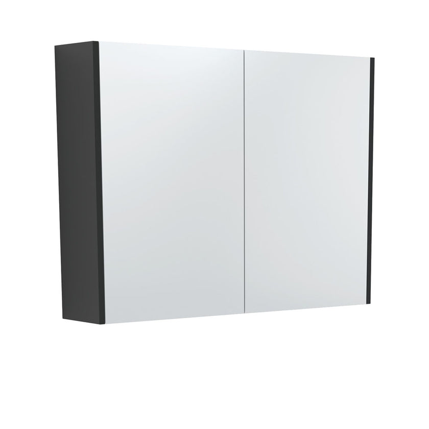 Mirror Cabinet With Satin Side Panels