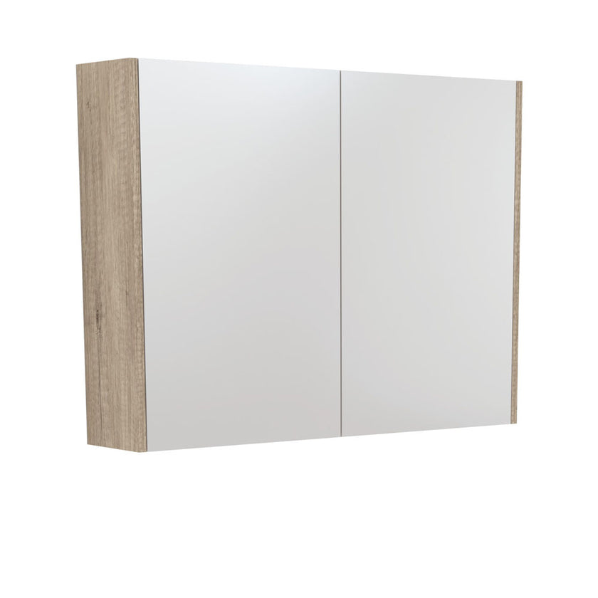 Mirror Cabinet With Scandi Oak Side Panels