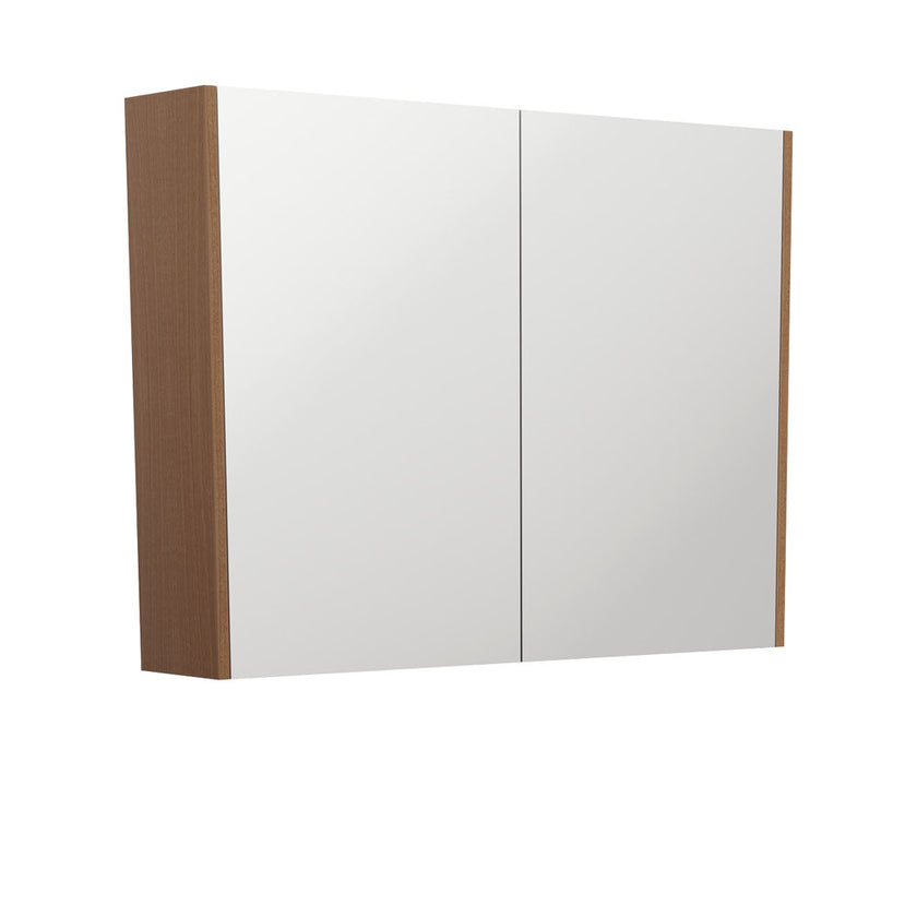 Mirror Cabinet With Walnut Side Panels