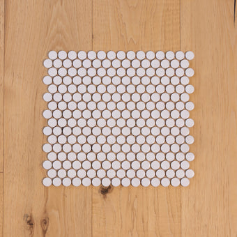 Penny Rounds Satin White
