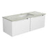 Perla Wall Hung Mark 2 Vanity Including Stone Top and Undermount Basin