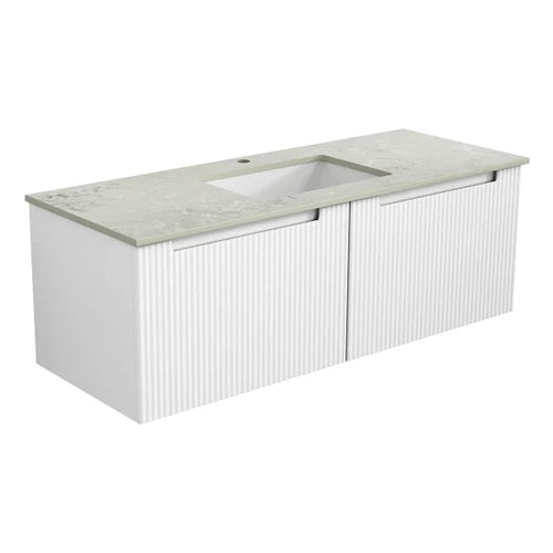 Perla Wall Hung Mark 2 Vanity Including Stone Top and Undermount Basin