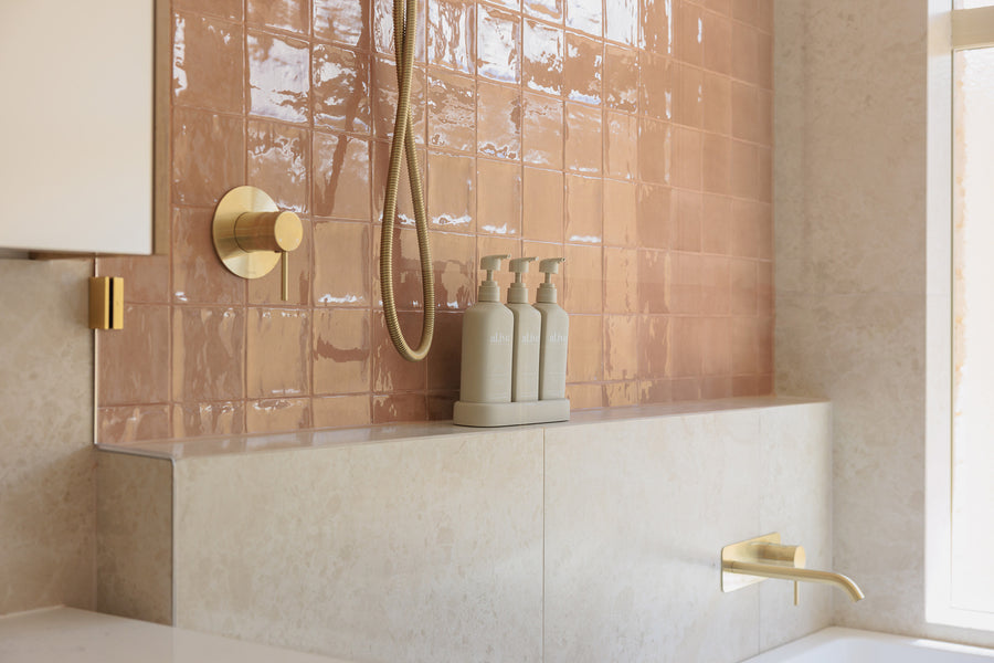 Modern Mediterranean Bathroom