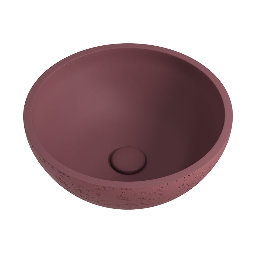 Alba Round Concrete Above Counter Basin