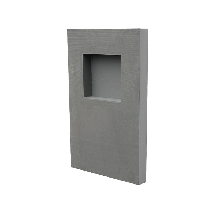 Thermasheet Half Shower Wall with Niche - 600 x 1200 x 100 mm