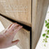Edge Scandi Oak Wall Hung Tall Boy