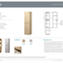 Edge Scandi Oak Wall Hung Tall Boy