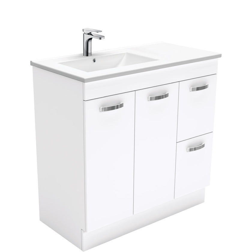 Unicab Gloss White Kickboard Vanity