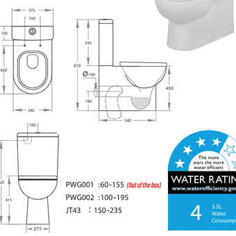 Mirage Toilet Suite
