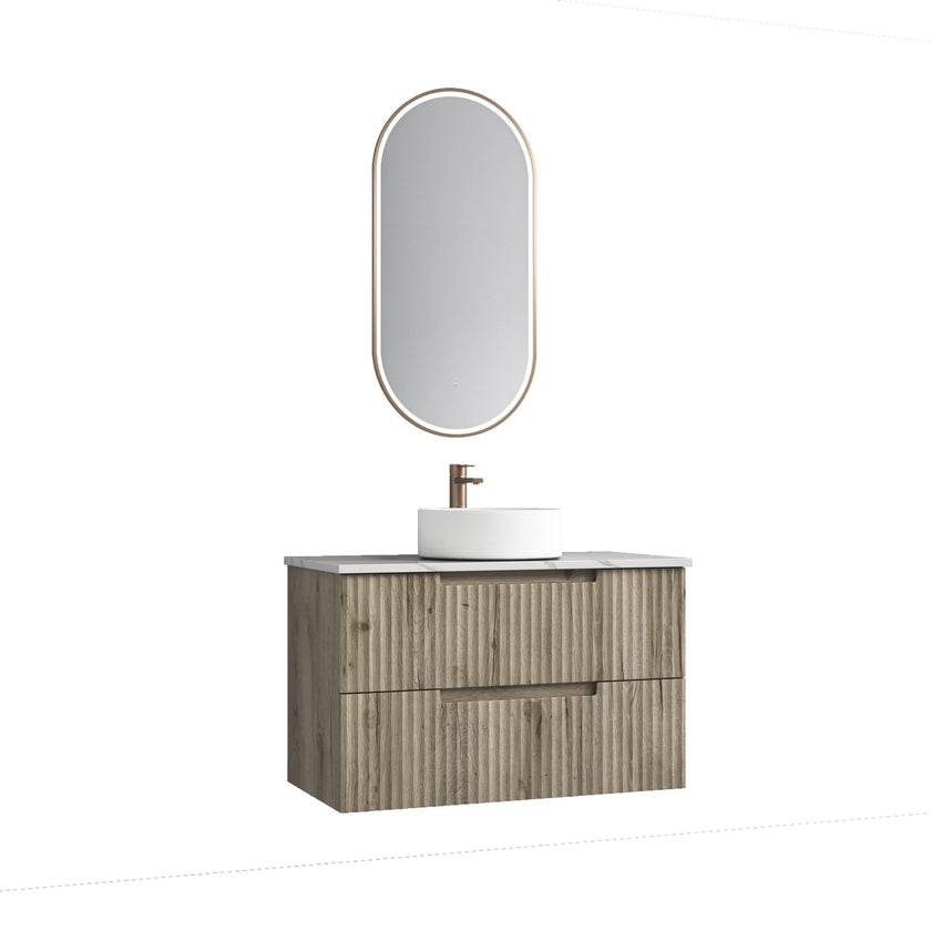 Tuscana Wall Hung Including Flat Stone Top