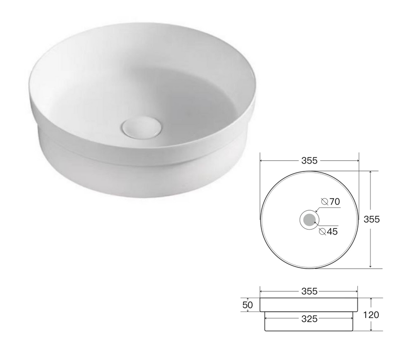 Pride Lena Semi Inset Basin