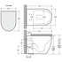 Koko Tornado Flush In Wall Cistern Toilet Matte