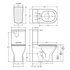 Delta Nano Glaze Back To Wall Extra Height Toilet