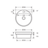 Reba Semi-Inset Basin With Tap Hole